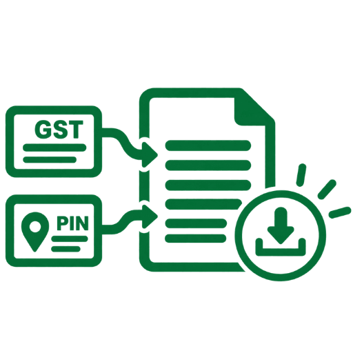 Auto-fetch Data from GST & PIN Code